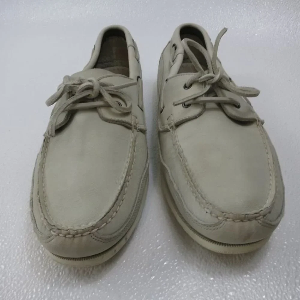 Dockmasters Leather Comfort Casual Boat Shoes Mens Casual Footowear sz 9.5 M